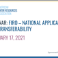 WEBINAR RECORDING 4: National Applications & Transferability