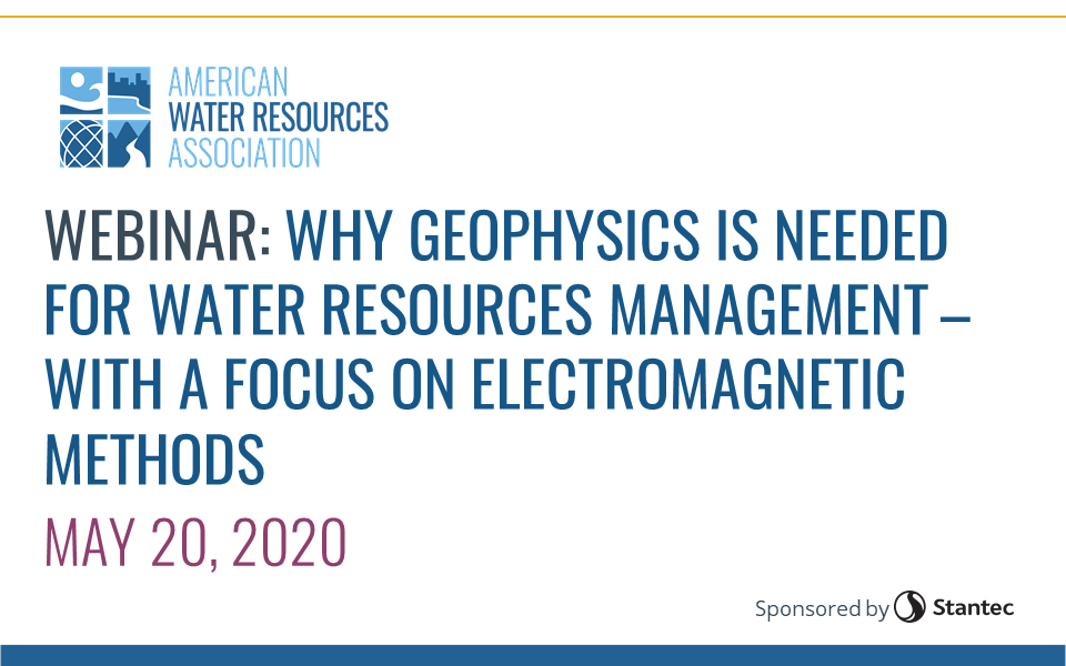 WEBINAR RECORDING: Geophysics & Water Resources Mgmt