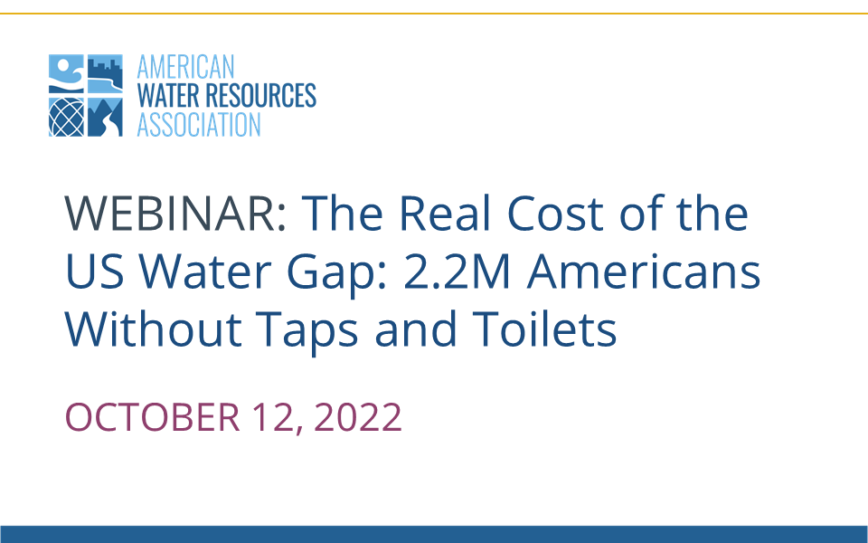 WEBINAR RECORDING: The Real Cost of the US Water Gap